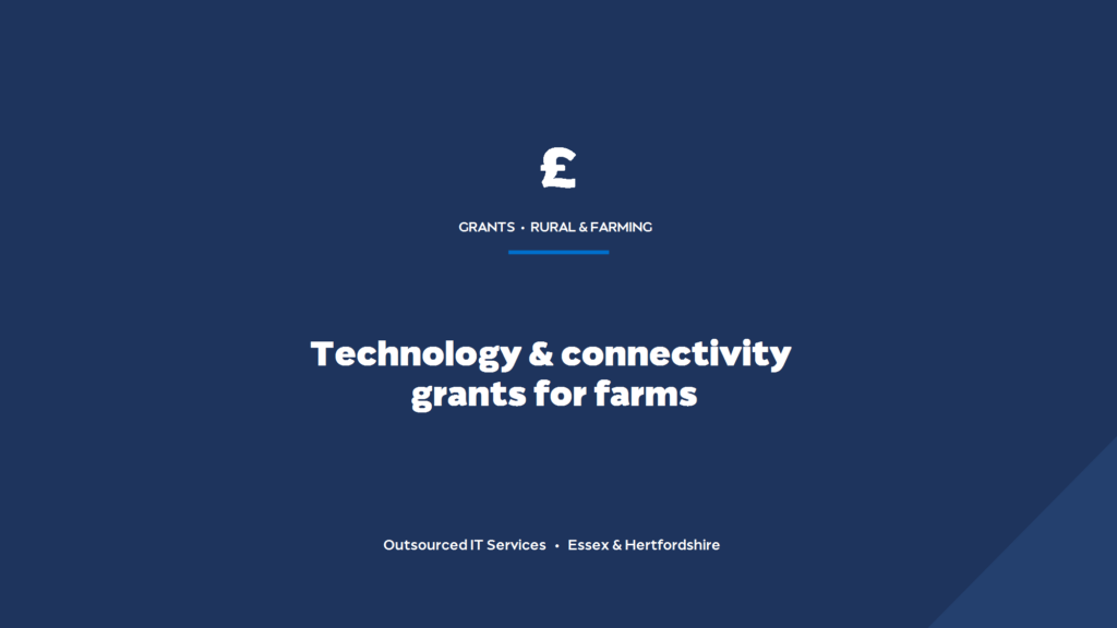 What technology and connectivity grants can UK farms claim in 2026?