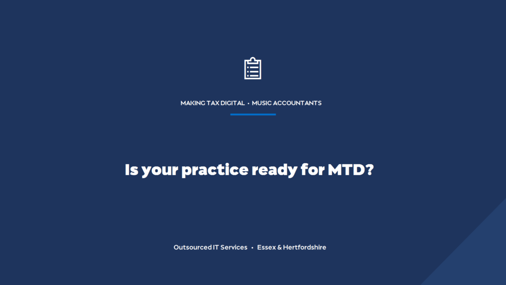 Is your music accountancy practice ready for Making Tax Digital?