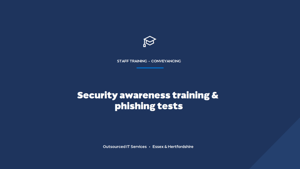 Do solicitors need security awareness training and phishing tests?