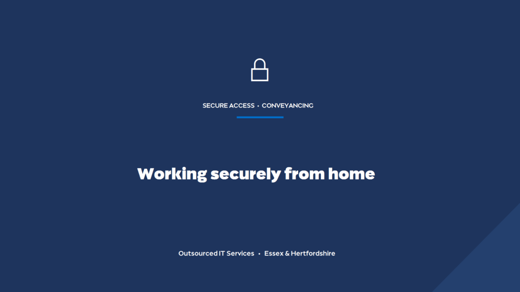 How do solicitors work securely from home with remote desktop access?