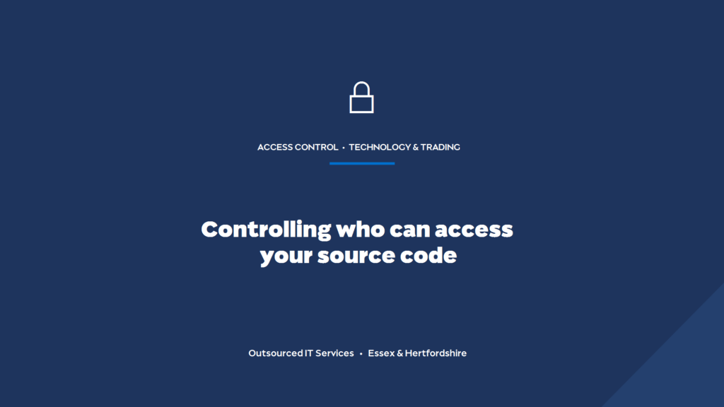 How do you control who can access your source code?