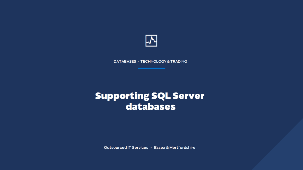 How do you support SQL Server databases for a software product company?
