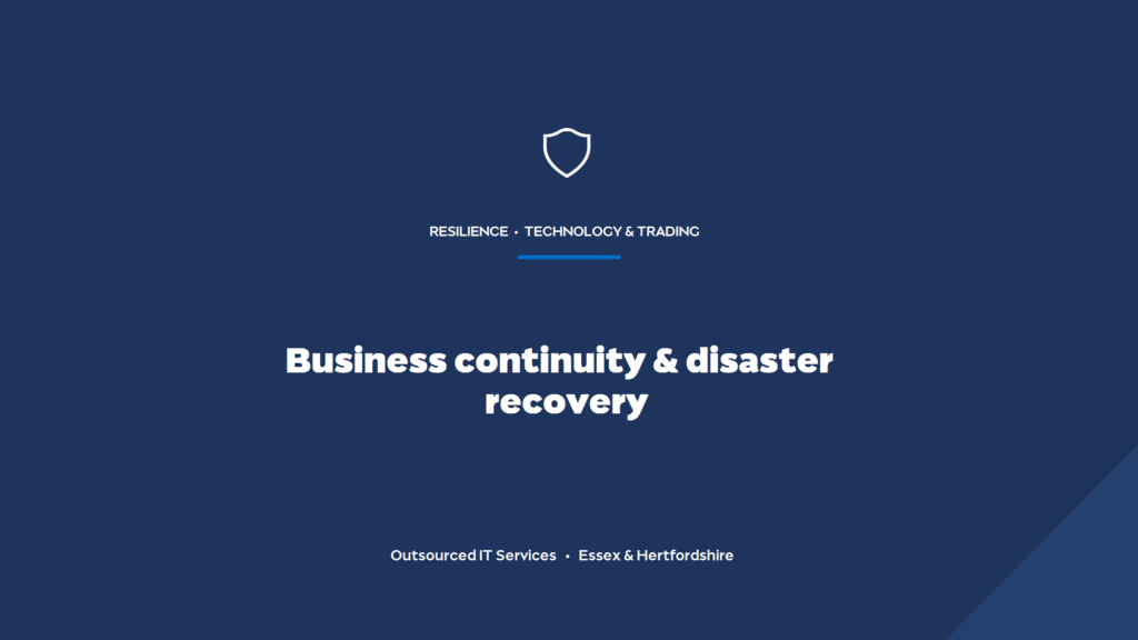 How do you build business continuity and disaster recovery for a tech firm?
