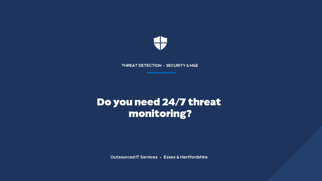What is a managed SOC, and does a contractor need 24/7 threat monitoring?