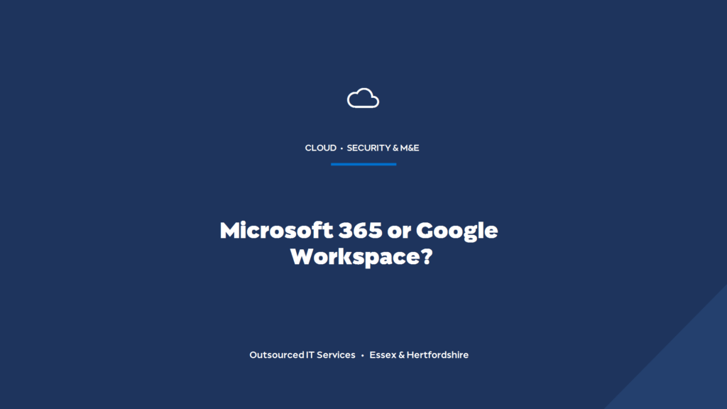 Microsoft 365 or Google Workspace for a contractor: which is right?