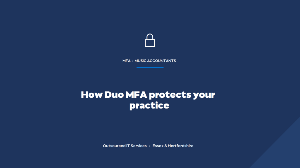 How does Duo MFA protect an accountancy practice?