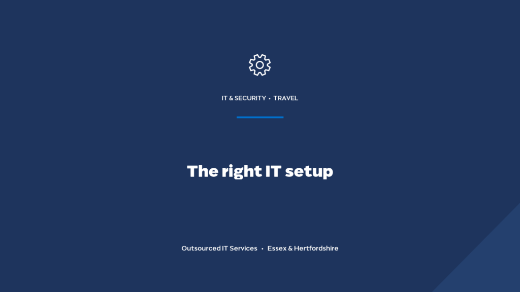 What’s the best IT and security setup for a travel agency?