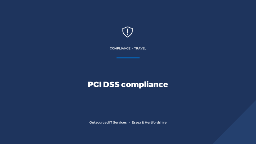 What does a travel agency need for PCI DSS compliance?