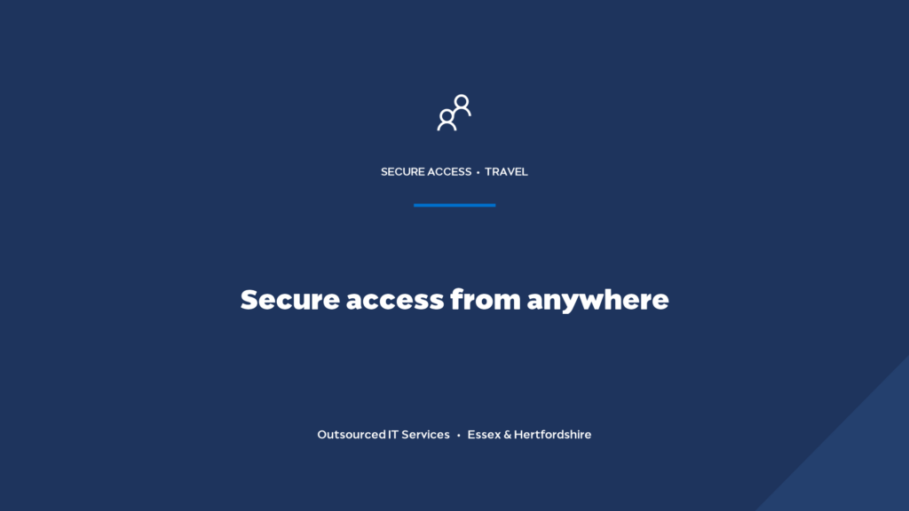 How do travel agencies give staff secure access to booking systems from anywhere?