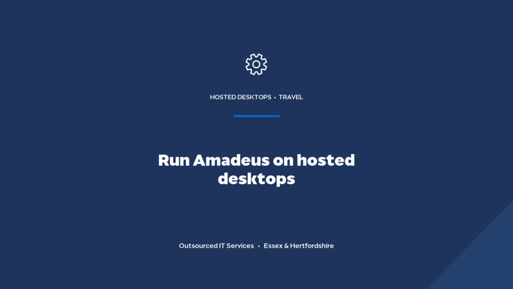 Should a travel agency run Amadeus and Navitas on hosted desktops?