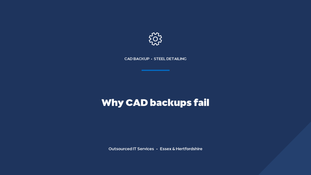Why do CAD workstation backups fail, and how do you fix it?