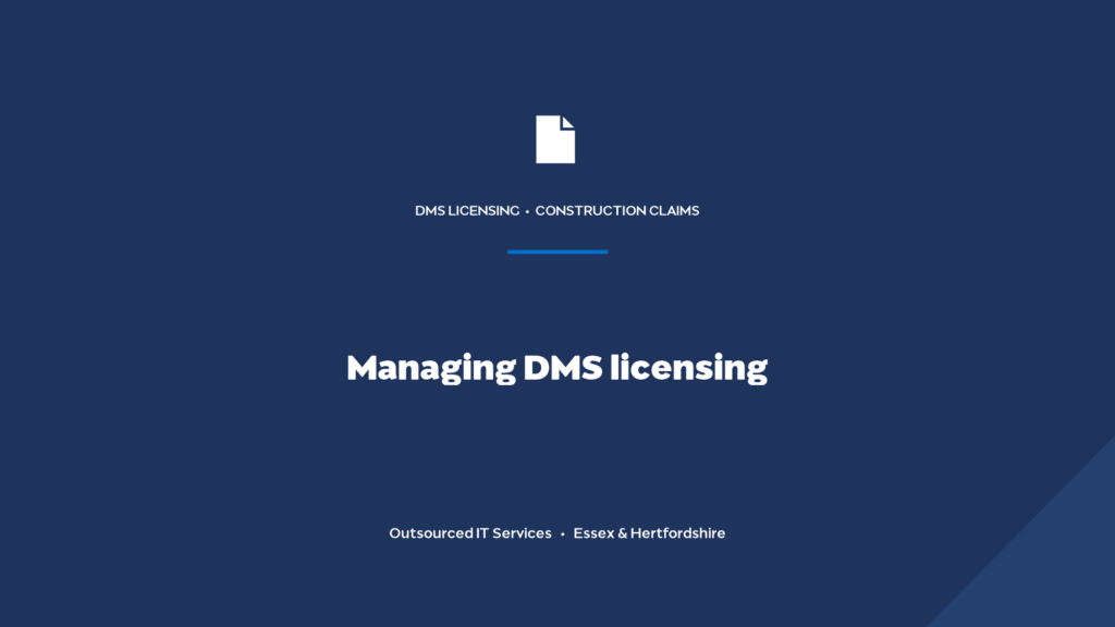 How do you manage document management (M-Files) licensing and renewals?