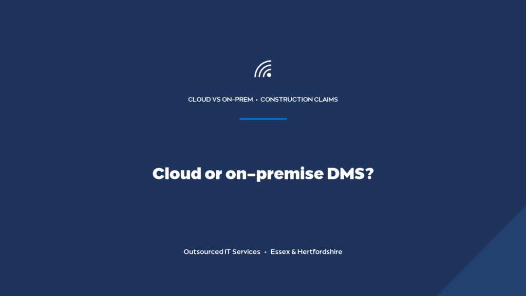 Cloud or on-premise document management for a small consultancy?