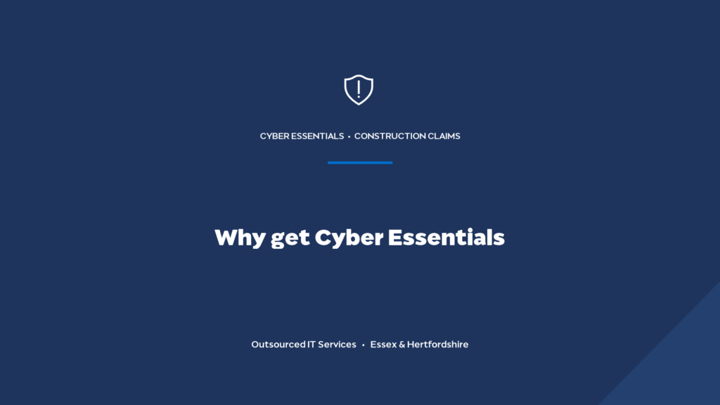 Why should a construction consultancy get Cyber Essentials?