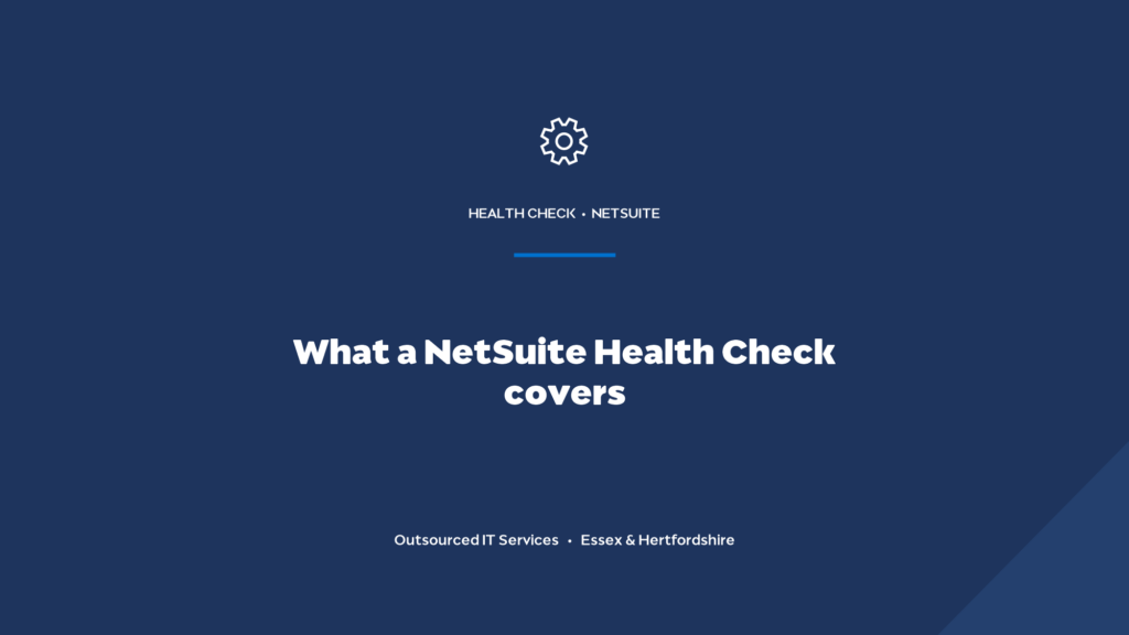 What is a NetSuite Health Check and what does it cover?