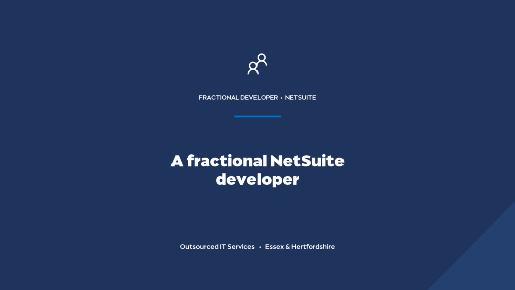 Do you need a NetSuite developer, or a fractional one?